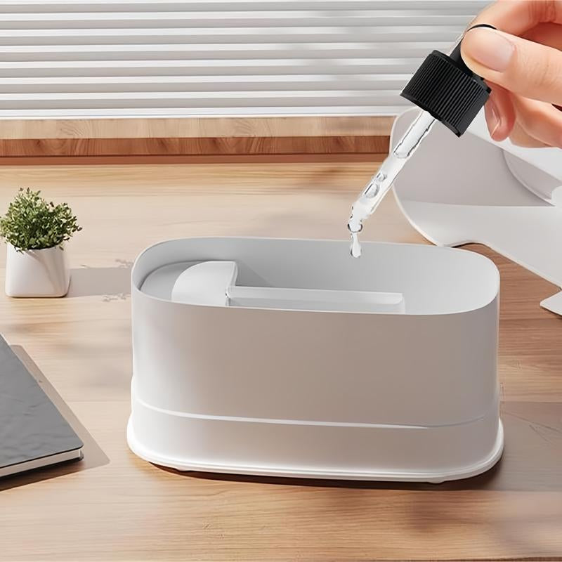 Essential Oil Diffuser with Color Gradient Flame, Elegant Desktop Humidifier, Aromatherapy Diffuser for Home, Hotel Air Freshener