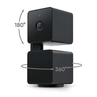 Wyze Cam Pan V3 — #1 Security Camera on Tiktok! Wired, Indoor/Outdoor Pan Tilt Zoom (PTZ) W/ 360 Degree Motion Tracking, Color Night Vision, HD, Wifi